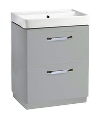 Compass 600 Double Drawer Freestanding Vanity Unit