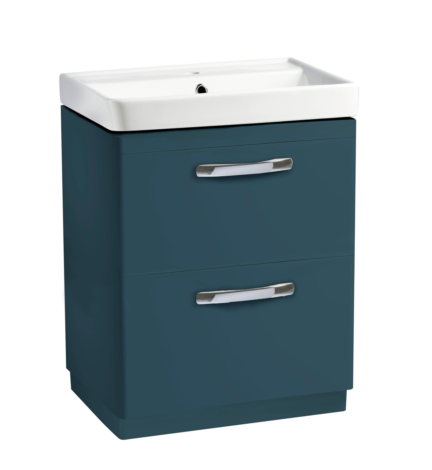 Compass 600 Double Drawer Freestanding Vanity Unit