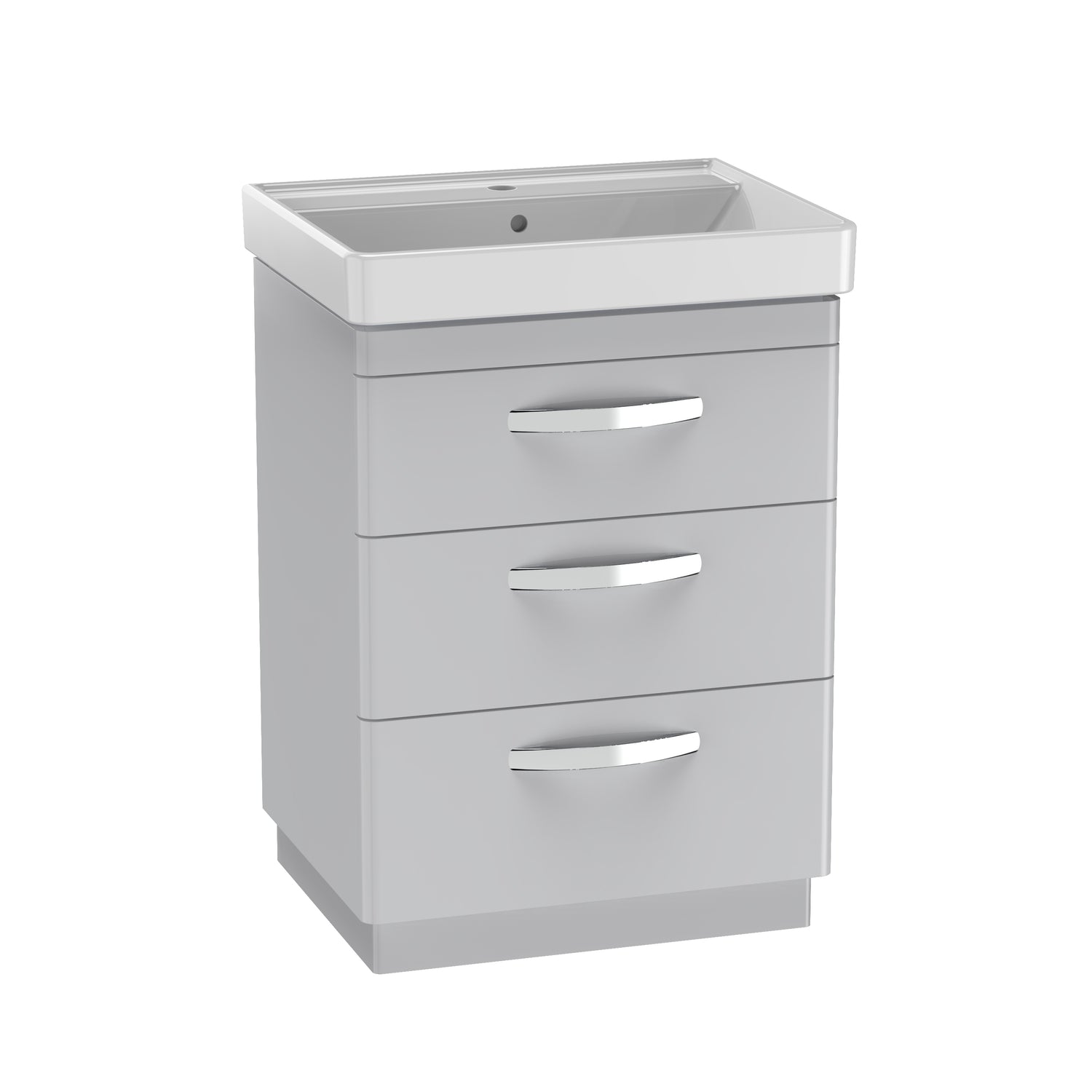 Compass 600 Three Drawer Vanity Unit