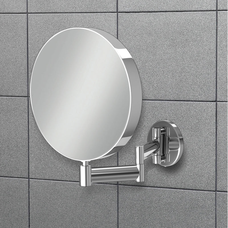 Helix Round Magnifying Bathroom Mirror