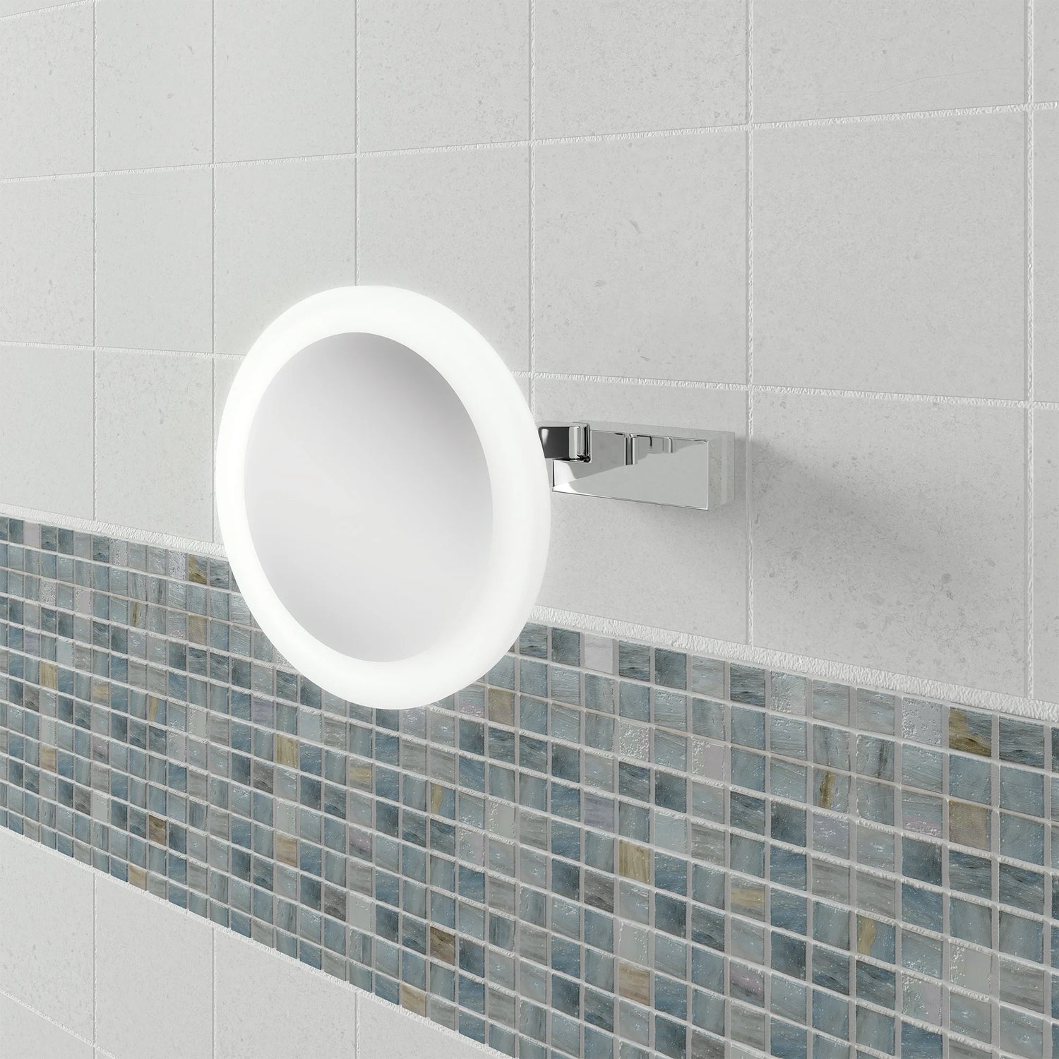 Libra LED Magnifying Bathroom Mirror