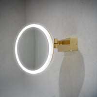 Cirque Illuminated Magnifying Bathroom Mirror