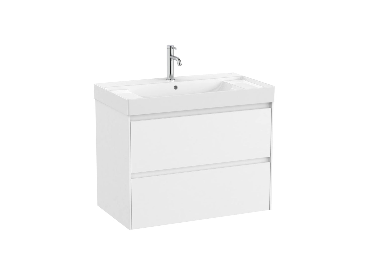 Ona Vanity Unit 2 Drawer 800mm Central