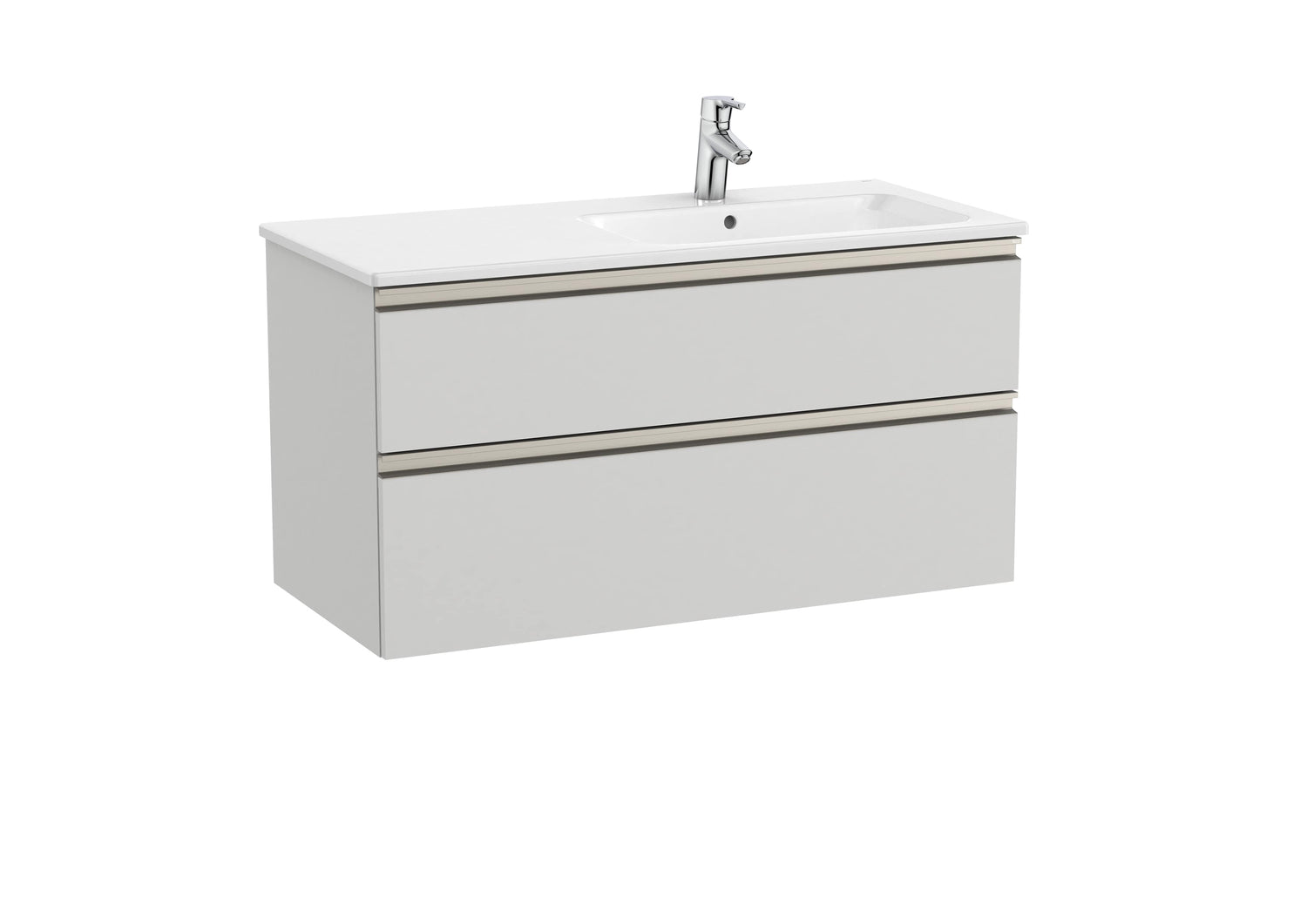 The Gap Vanity Unit 2 Drawer Right-Hand 1000mm