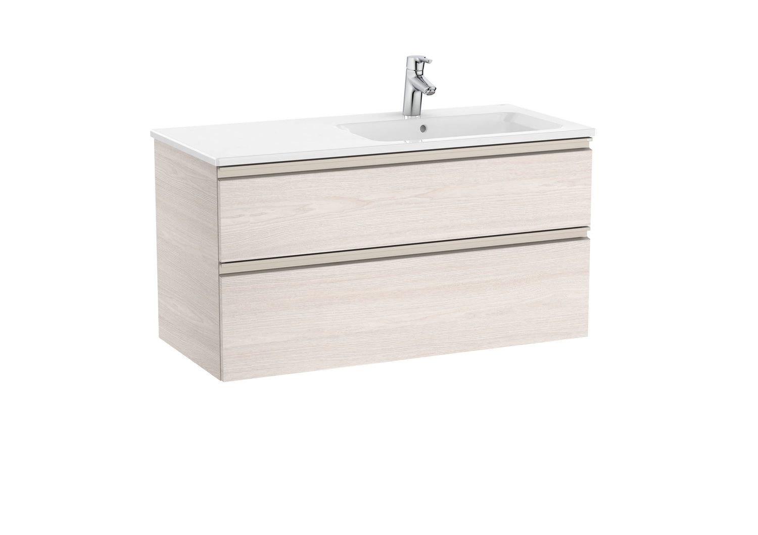 The Gap Vanity Unit 2 Drawer Right-Hand 1000mm