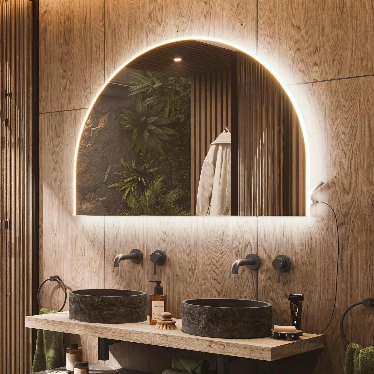 Alba Arch LED Bathroom Mirror