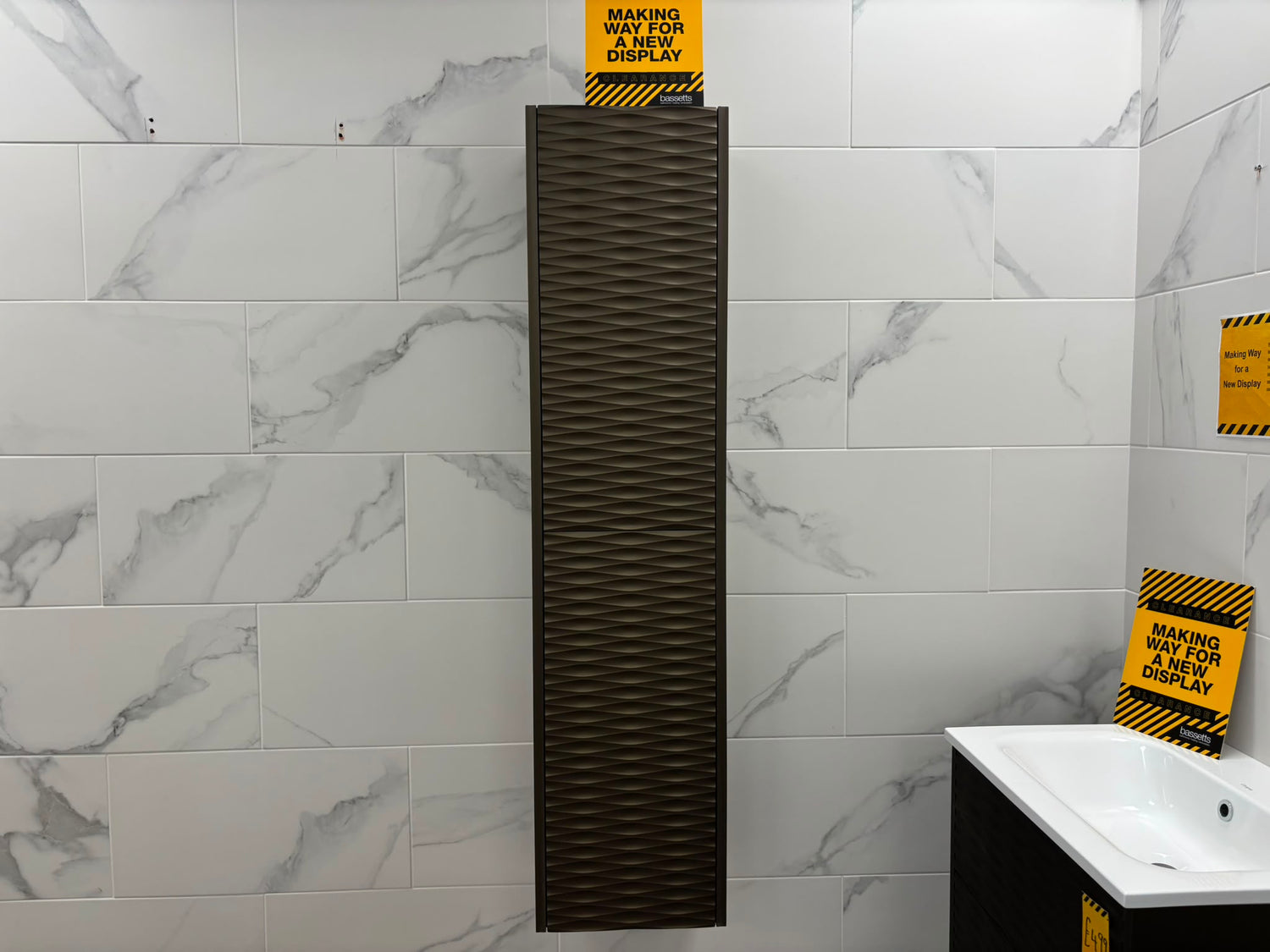 Utopia HeyU Wave Vanity Unit, Basin & Tall Boy Unit