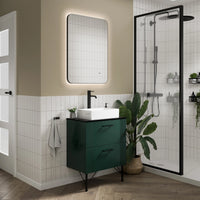 Arcane Illuminated Frame Bathroom Mirror Curve