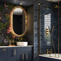 Arcane Illuminated Frame Bathroom Mirror Pill