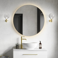 Arcane Illuminated Frame Bathroom Mirror Round