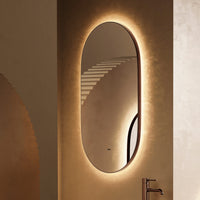 Arcane Illuminated Frame Bathroom Mirror Pill
