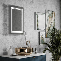 Boundary LED Border Bathroom Mirror