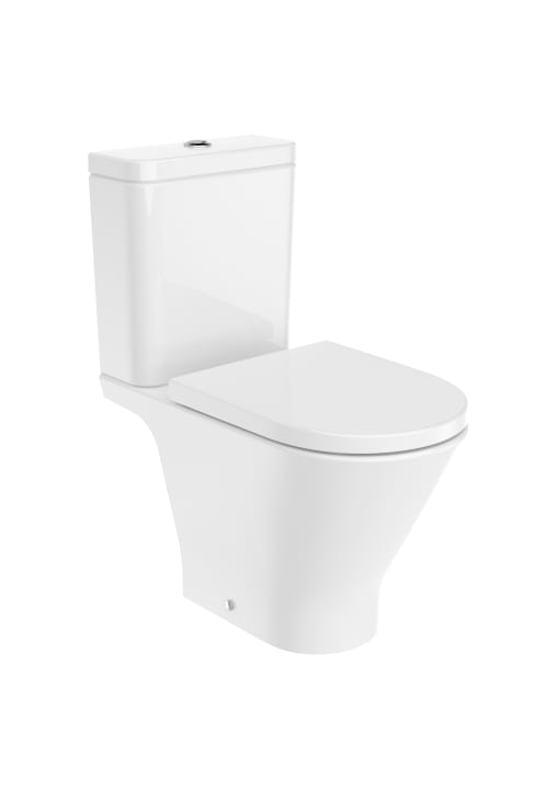The Gap Round WC Floorstanding Close-Coupled 655 Dual Rimless