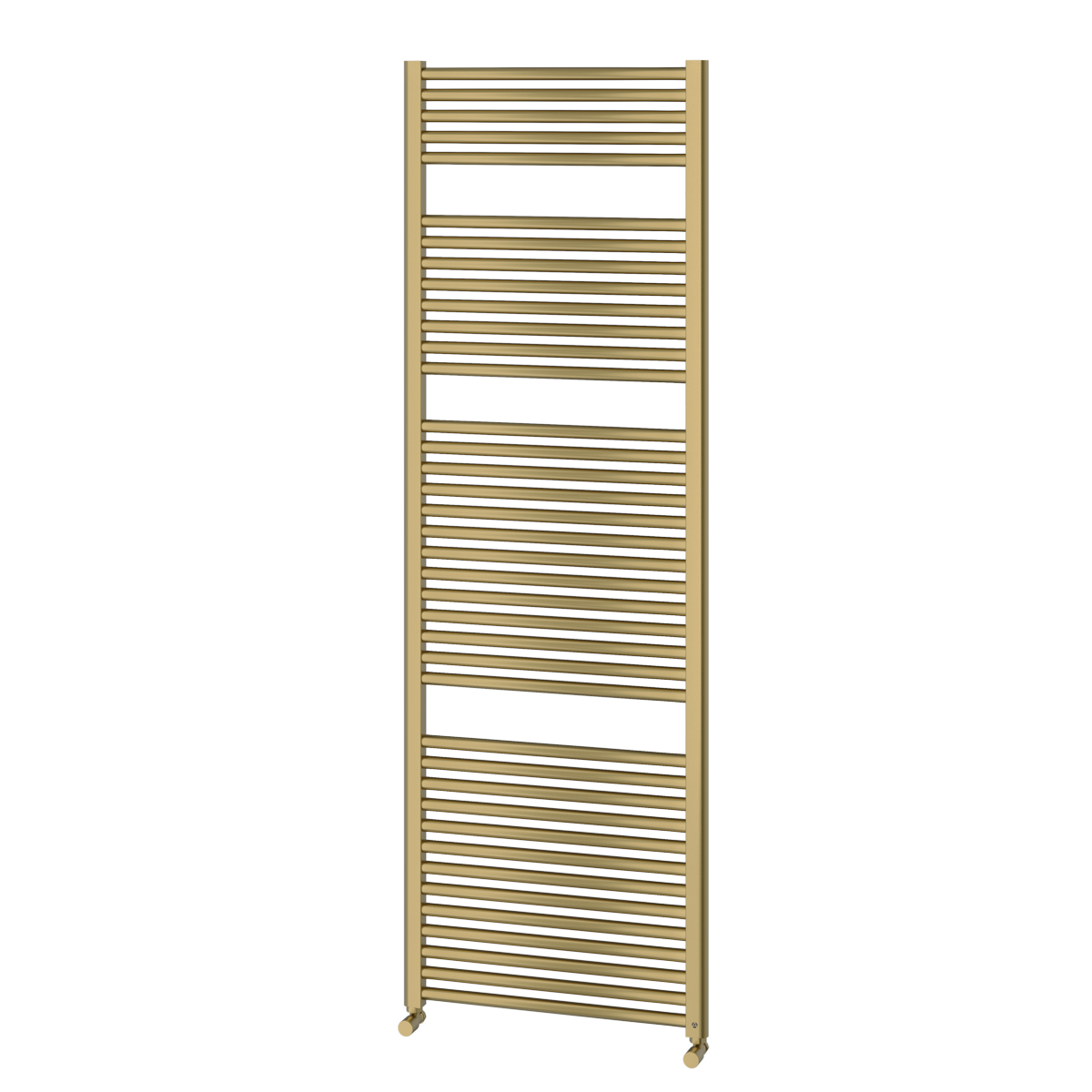 Bathra Rll Radiator Luca Brushed Brass with Aromawell Radiator | Bassetts