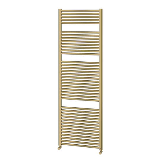 Luca Brushed Brass with Aromawell Radiator