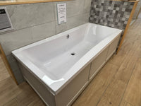 Aqualla Qube Double-Ended Bath & Utopia Downton Front & End Panels