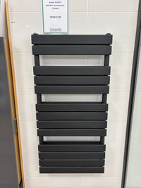 Aqualla Source Matt Black Towel Radiator