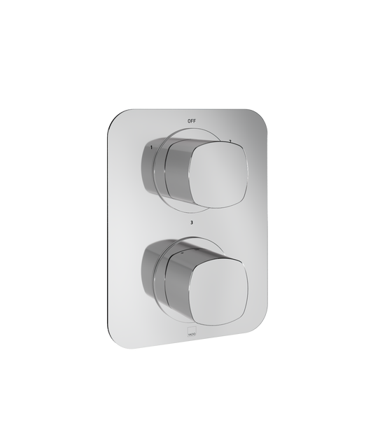 Cameo 3 Outlet 2 Handle Concealed Thermostatic Valve