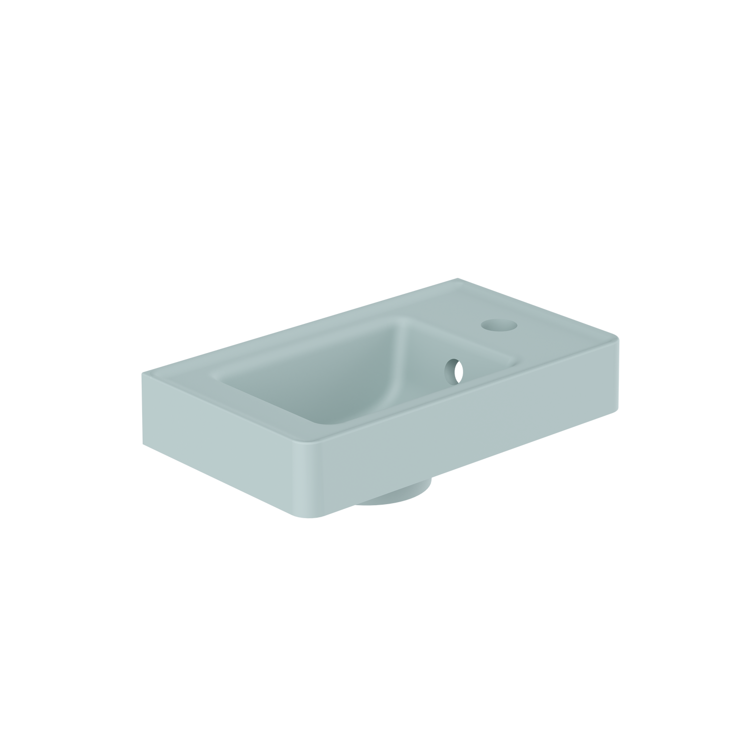 Cameo Ceramic Cloakroom Basin Right Tap Hole 400mm