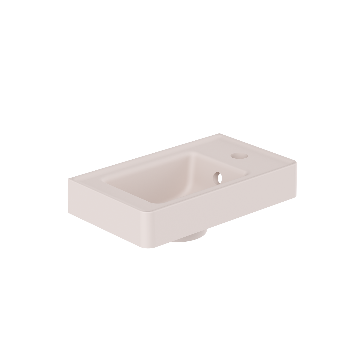 Cameo Ceramic Cloakroom Basin Right Tap Hole 400mm