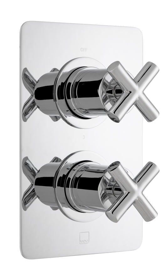 Elements DX 3 Outlet Thermostatic Valve