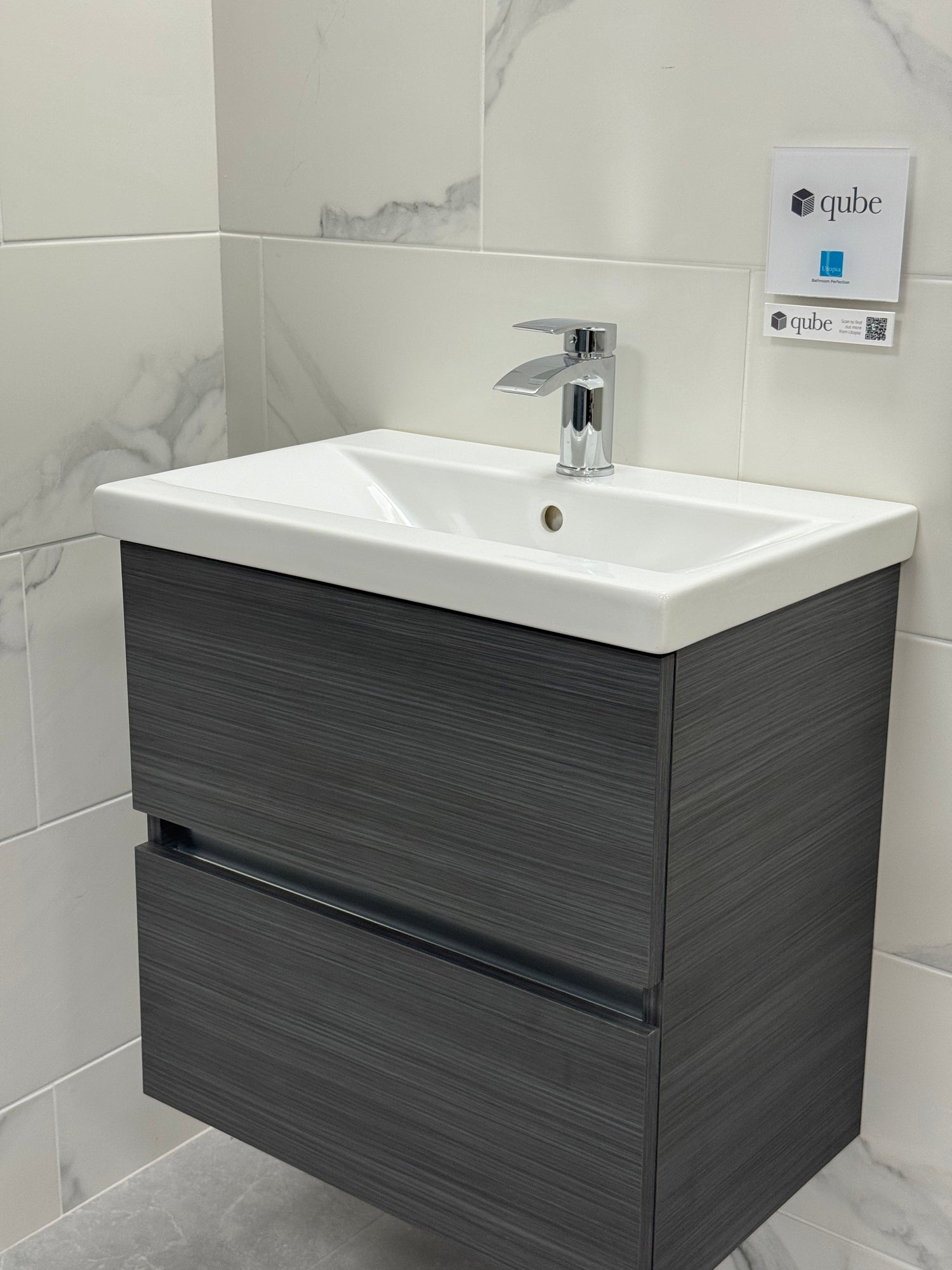 Utopia Qube Vanity Unit, Basin, & Tap