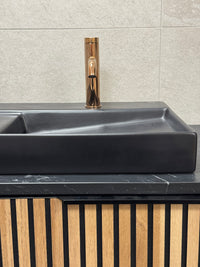 Roca Horizon Vanity Unit, Black Basin & Ona Basin Mixer