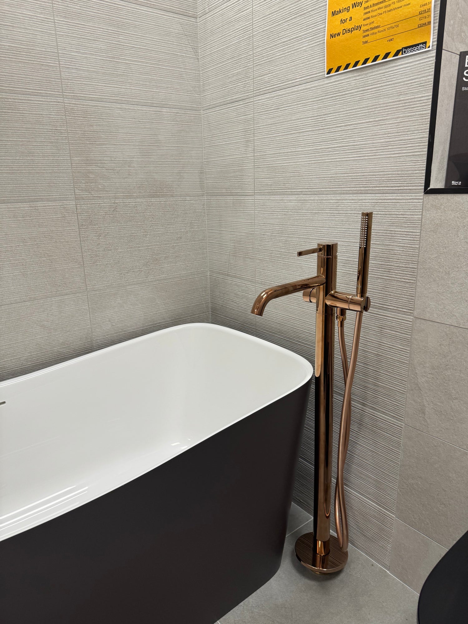 Roca Ona Freestanding Bath Mixer