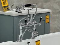 Imperial Bentley Cast Iron Bath & Radcliffe Bath/Shower Mixer