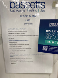 Utopia Lustre Vanity Unit, Mirror Cabinet & Tallboy Unit