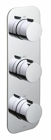 Tablet 2 Outlet Thermostatic Valve