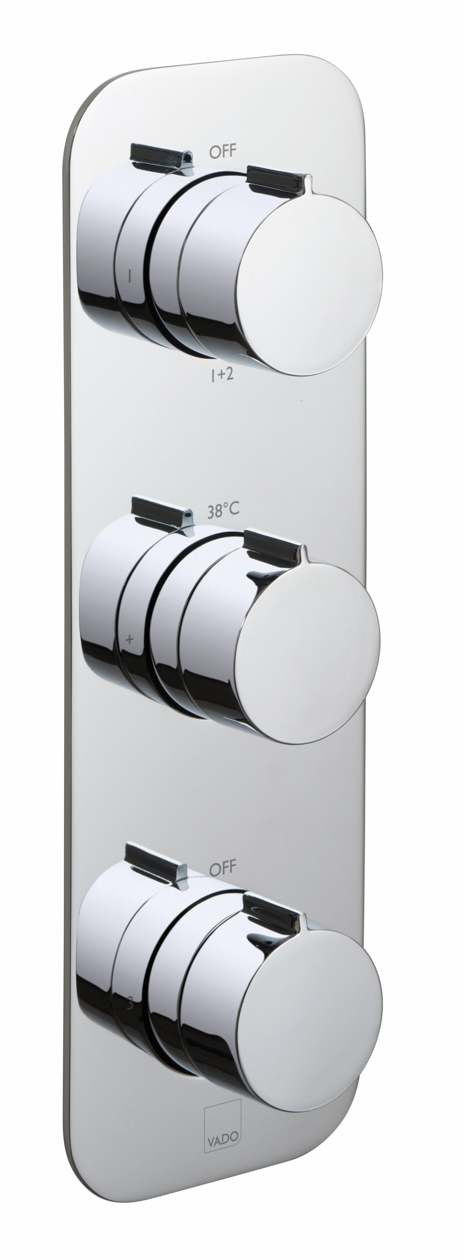 Tablet 3 Outlet Thermostatic Valve All-Flow