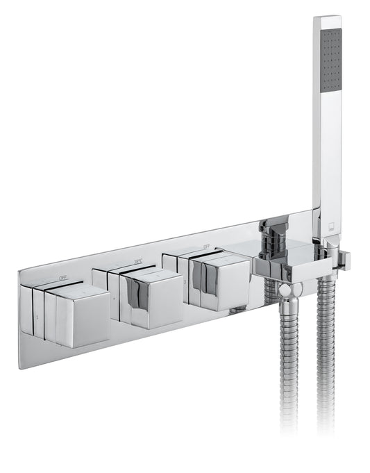 Tablet iO Notion 3 Outlet Thermostatic Valve w/All-Flow + Integrated Mini Kit