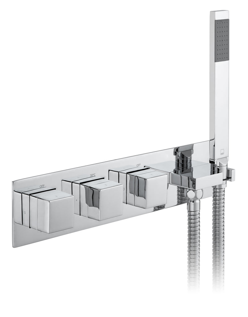 Tablet iO Notion 3 Outlet Thermostatic Valve w/All-Flow + Integrated Mini Kit