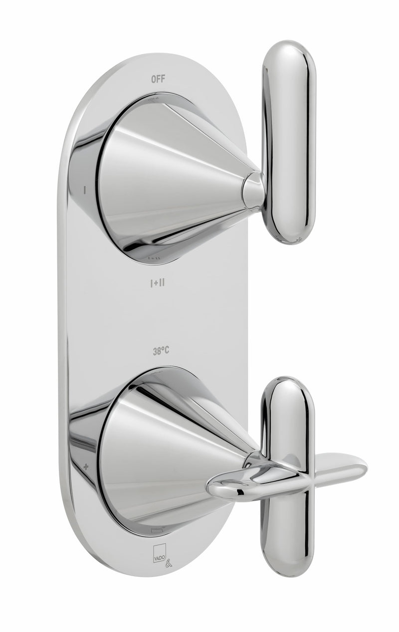 2 Outlet Thermostatic Valve with All-Flow