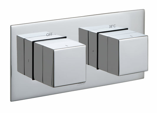 Tablet 2 Outlet Thermostatic Valve All-Flow