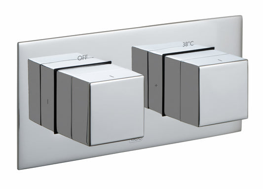 Tablet 2 Outlet Thermostatic Valve All-Flow