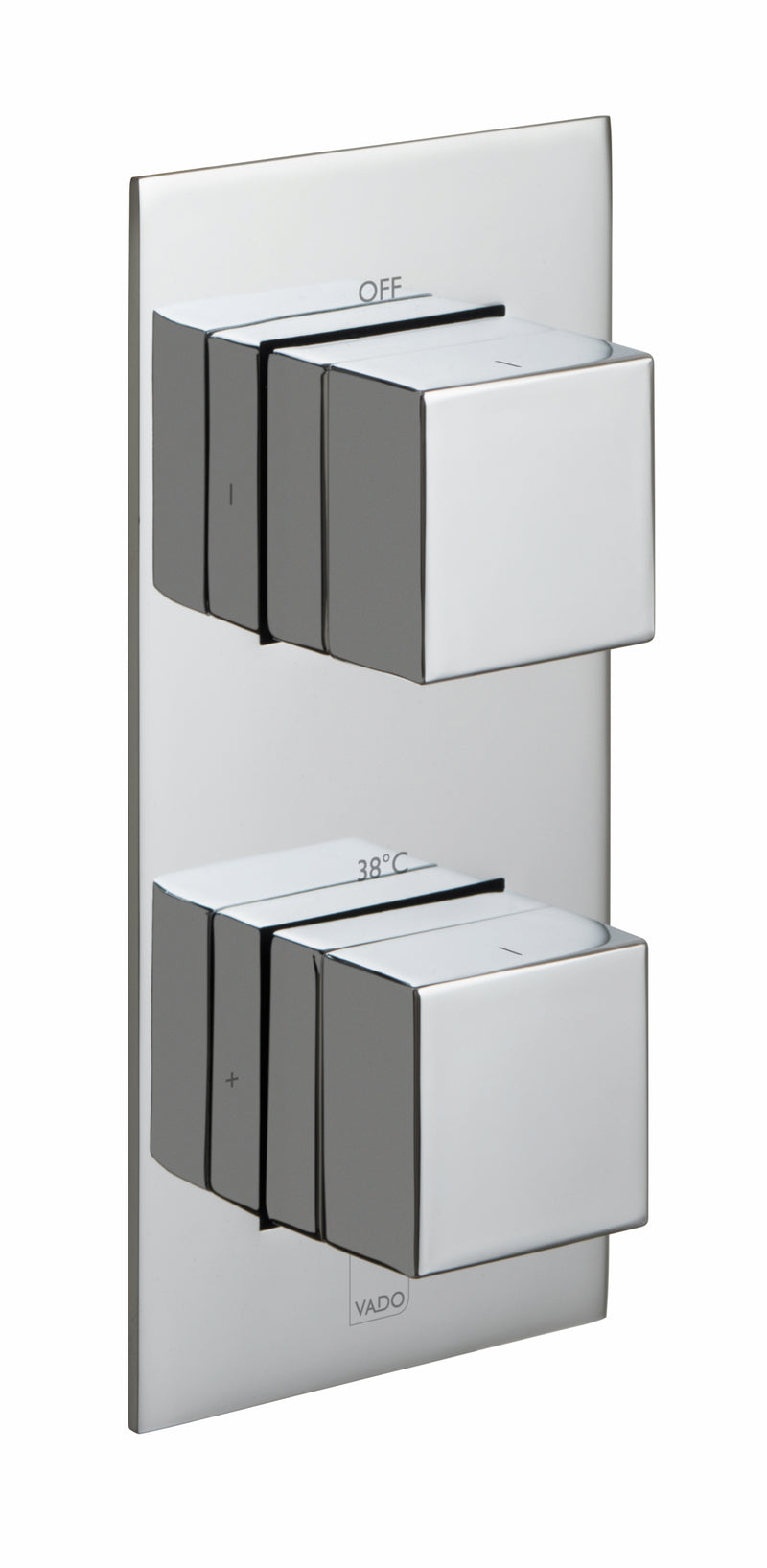 Tablet Notion Vertical Concealed Thermostatic Shower Valve, 1 Outlet 2 Handle