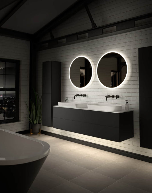 Chic Twin Double Drawer Washbasin 1200mm Unit