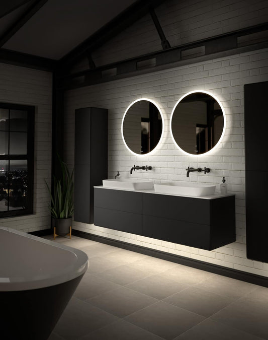 Chic Twin Double Drawer Washbasin 1600mm Unit