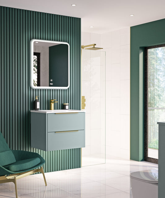 HeyU Double Drawer Washbasin Unit 800mm