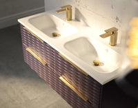 HeyU Twin Double Drawer Washbasin Unit 1200mm