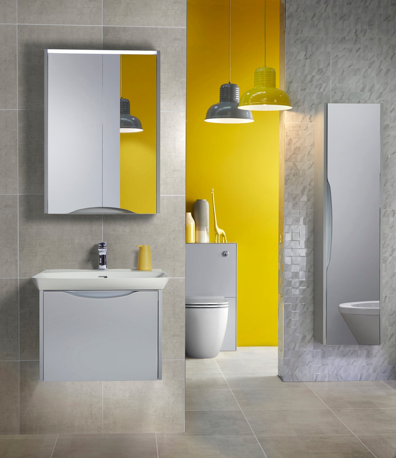 Lustre Washbasin Vanity Unit