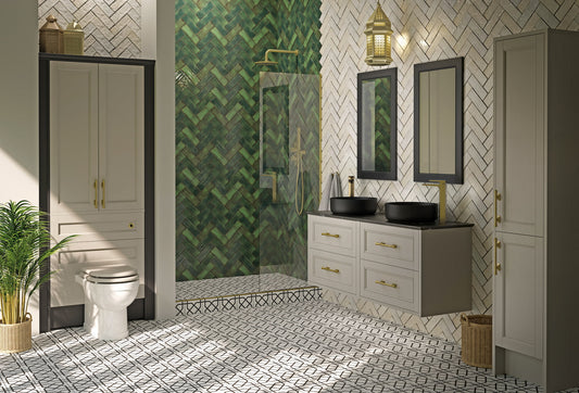 Roseberry Twin Wall Hung Vanity Unit