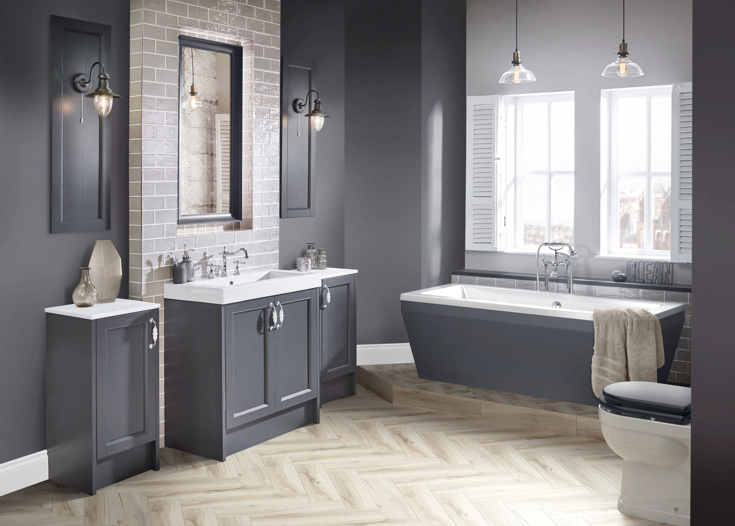 Roseberry Free-Standing Vanity Unit