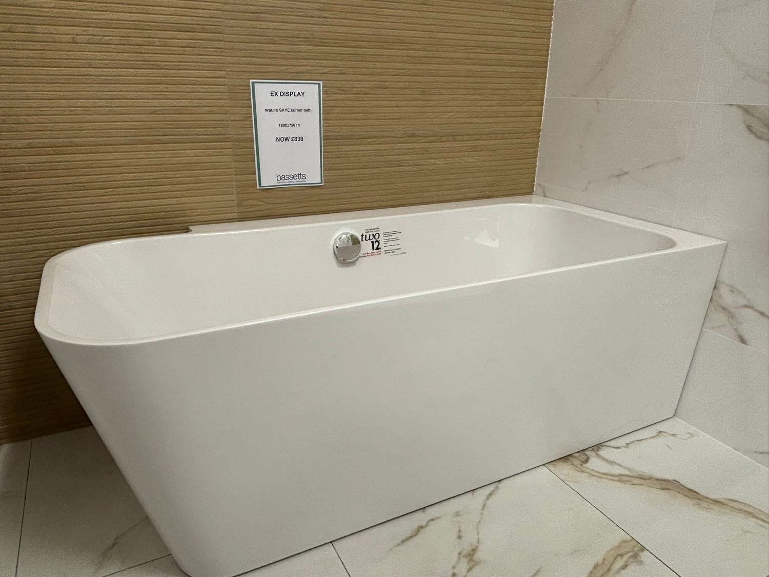 Waters Skye Corner Bath