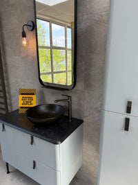 Salgar Uniiq 900mm Vanity Unit, Worktop, Basin Mirror & Tall Unit