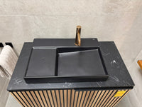 Roca Horizon Vanity Unit, Black Basin & Ona Basin Mixer