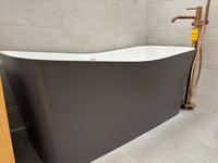Roca Maui Stone Freestanding Bath & Roca Ona Freestanding Bath Mixer