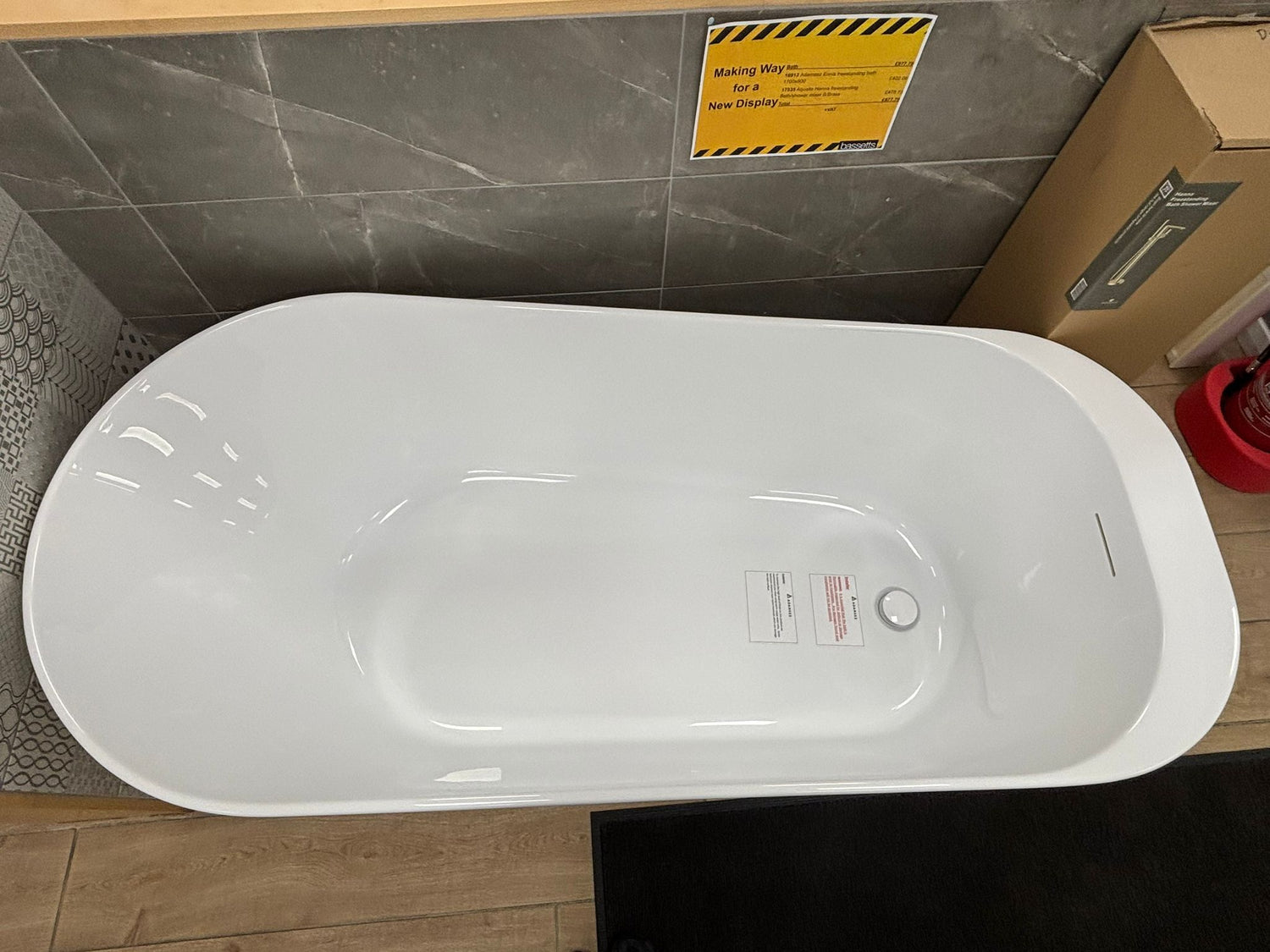 Adamsez Ennis Freestanding Bath & Aqualla Hanna Freestanding Bath/Shower Mixer